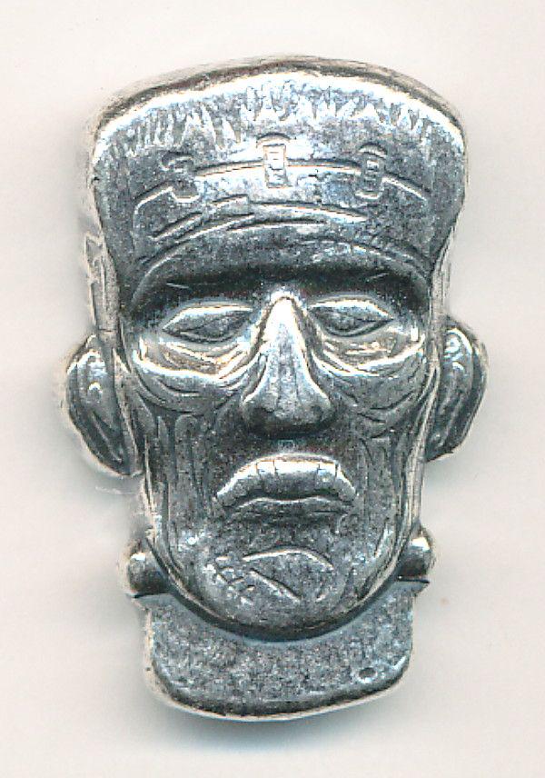 VINTAGE RARE SILVER BULLION 1.5 OZ TOTEM WARRIOR: VINTAGE RARE SILVER BULLION 1 1/2 OZ TOTEM WARRIOR. WINNER OF AUCTION SHALL RECEIVE THE EXACT ITEM SHOWN HERE.