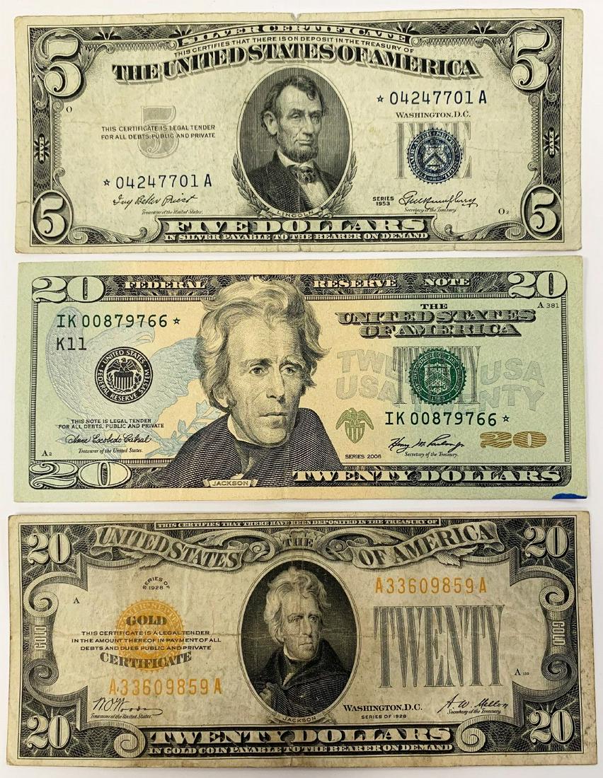 SMALL SIZE CURRENCY LOT: AS THIS IS LAST MINUTE LOT WE HAVE $2 LOWS ON ALL OF IT AND $2,000 HIGHS. ALL OF THESE LOTS ARE WORTH SOMEWHERE IN BETWEEN. ANY QUESTIONS ON THE SPECIFIC VALUES PLEASE FEEL FREE TO CALL OUR OFFICE TOL
