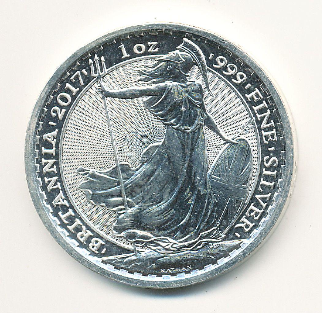 2017 SILVER 1OZ BRITANNIA: WINNER SHALL RECEIVE THE EXACT COIN SHOWN HERE