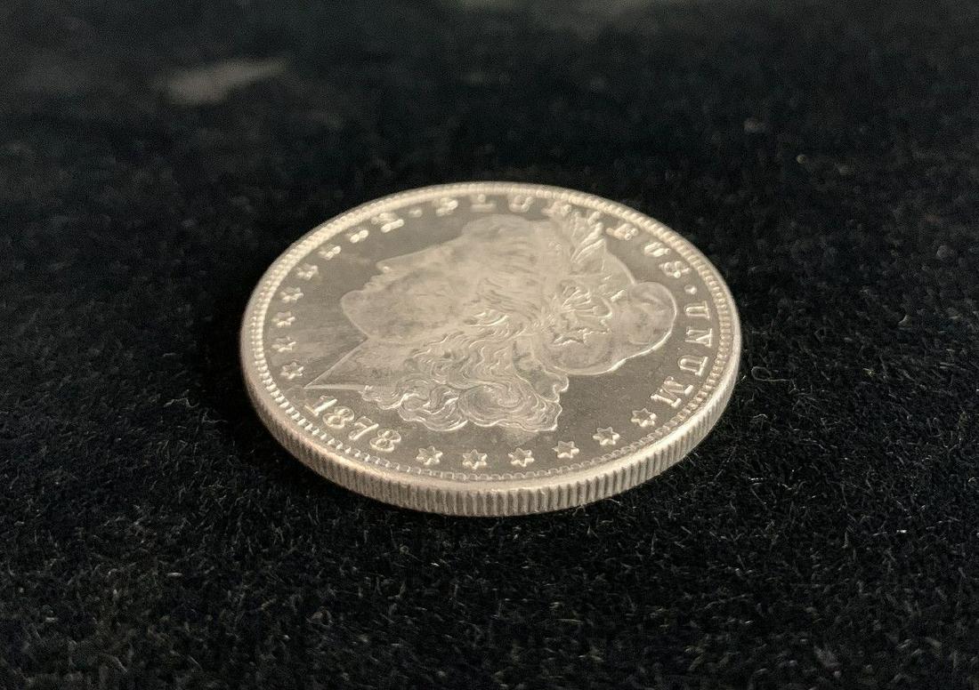 1878-S MS63 PROOF LIKE MORGAN SILVER DOLLAR: WINNER OF AUCTION SHALL RECEIVE THE EXACT COIN SHOWN HERE