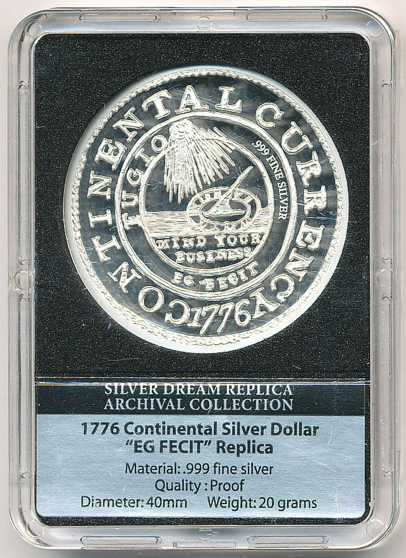 1776 CONTINENTAL CURRENCY: WINNER SHALL RECEIVE THE EXACT COIN SHOWN HERE