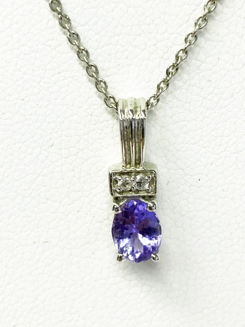 TANZANITE AND TOPAZ NECKLACE: WINNER SHALL RECEIVE THE EXACT ITEM SHOWN HERE
