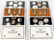 (11) UNITED STATES MINT SILVER PROOF SETS - 5