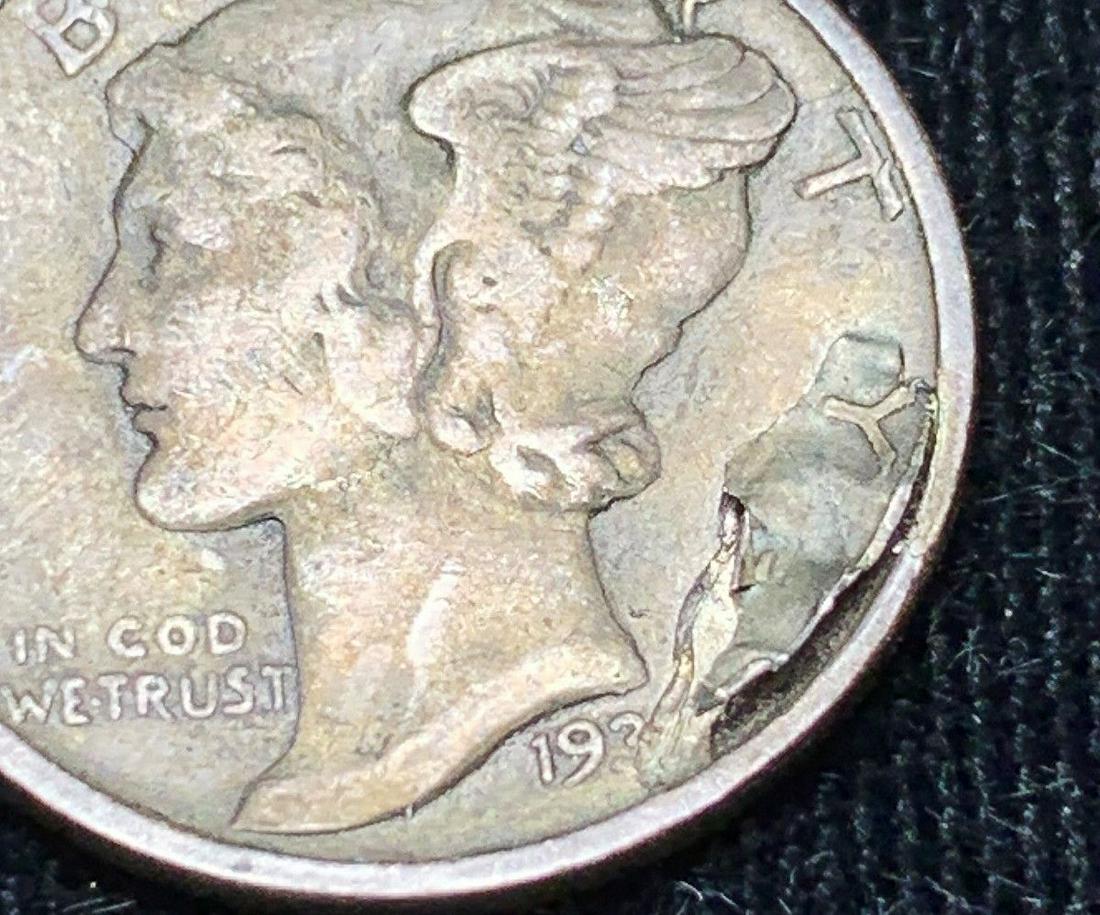 RARE MINT ERROR MERCURY SILVER DIME S-MINT: WINNER SHALL RECEIVE THE EXACT COIN SHOWN HERE