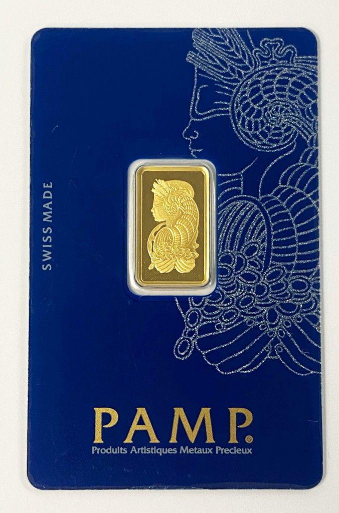 PAMP (1) 5 GRAM VERISCAN CERTIFIED GOLD BAR: VERISCAN IS A CONVENIENT MOBILE APP FOR IPHONES 7 OR ABOVE WITH THE IOS 12 UPDATE AND ABOVE. THE APP IS FREE AND ALLOWS YOU TO SCAN THE LITTLE BARCODE ON EACH GOLD BAR WHICH VERIFIES THAT EACH BAR IS 