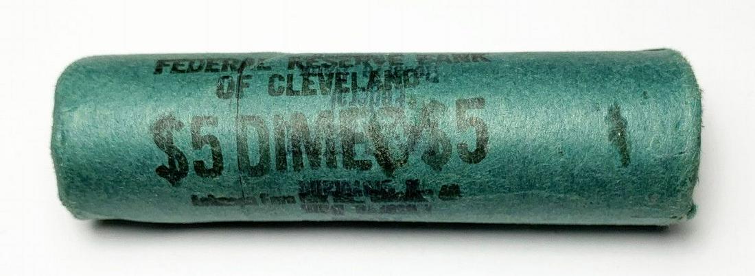 BU ROLL (50) COINS MINT 1954-D 90% SILVER DIMES: WINNER SHALL RECEIVE THE EXACT (50) COINS SHOWN HERE