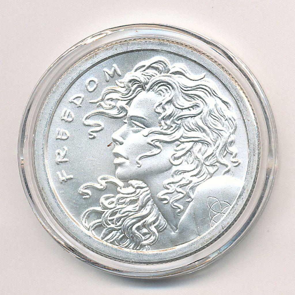 2013 FREEDOM GIRL 1 OUNCE .999 SILVER ROUND: WINNER SHALL RECEIVE THE EXACT COIN SHOWN HERE