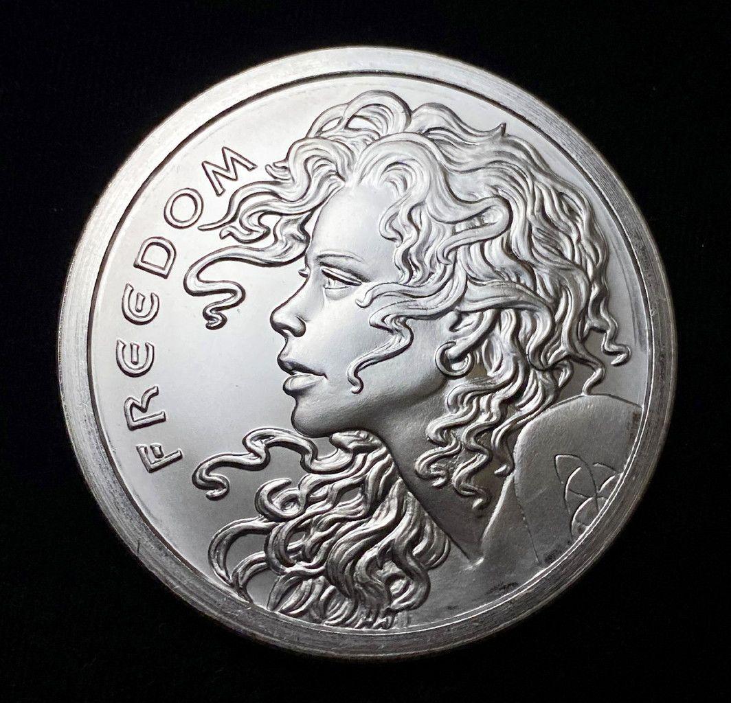 2015 SUPER RARE 2 OUNCE SILVER SHIELD FREEDOM GIRL: WINNER SHALL RECEIVE THE EXACT COIN SHOWN HERE