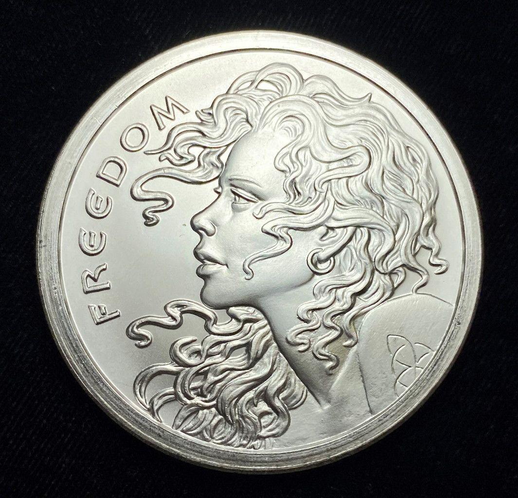 2015 SUPER RARE 2 OUNCE SILVER SHIELD FREEDOM GIRL: WINNER SHALL RECEIVE THE EXACT COIN SHOWN HERE