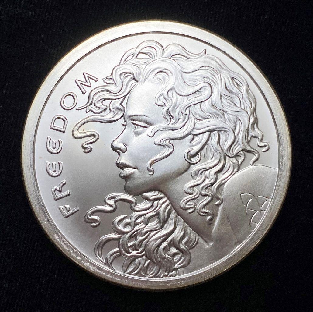 2015 SUPER RARE 2 OUNCE SILVER SHIELD FREEDOM GIRL: WINNER SHALL RECEIVE THE EXACT COIN SHOWN HERE