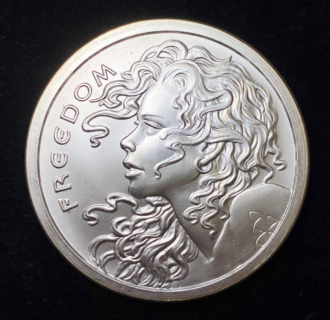 2015 SUPER RARE 2 OUNCE SILVER SHIELD FREEDOM GIRL: WINNER SHALL RECEIVE THE EXACT COIN SHOWN HERE