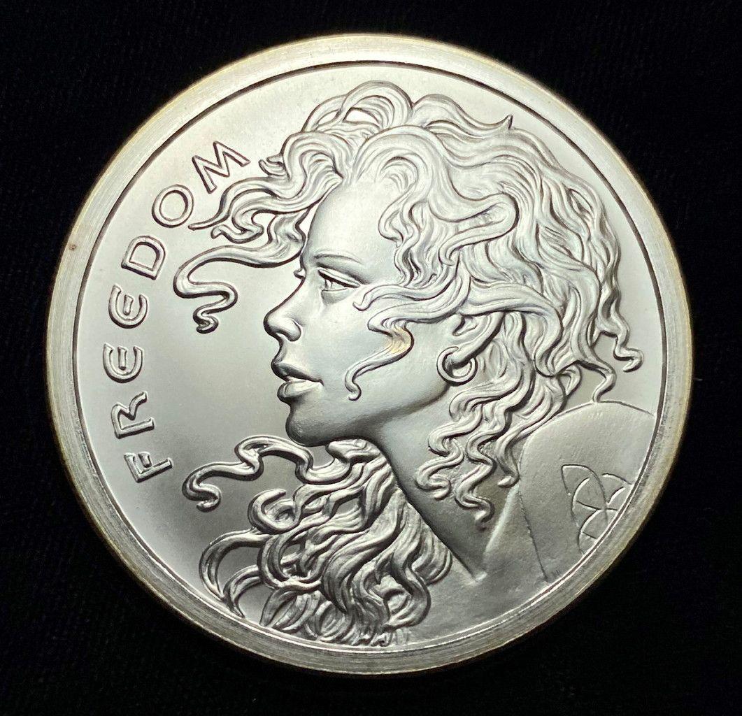 2015 SUPER RARE 2 OUNCE SILVER SHIELD FREEDOM GIRL: WINNER SHALL RECEIVE THE EXACT COIN SHOWN HERE
