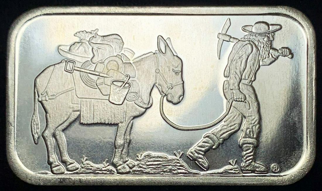 PROSPECTOR 1 OZ SILVER BAR: WINNER SHALL RECEIVE THE EXACT SILVER BAR SHOWN HERE