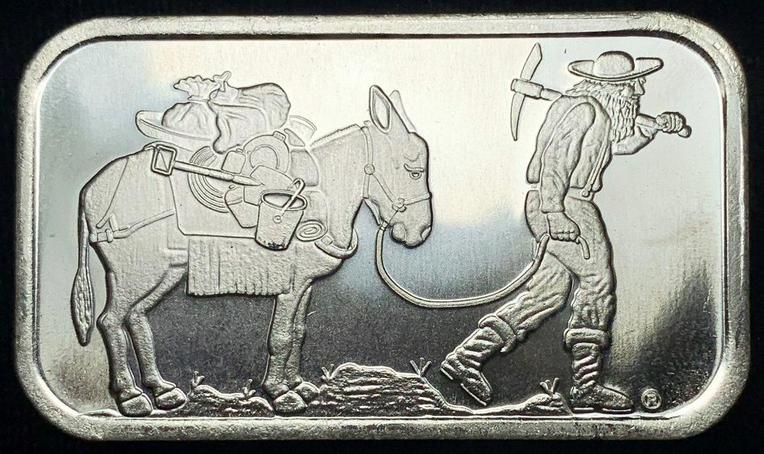 PROSPECTOR 1 OZ SILVER BAR: WINNER SHALL RECEIVE THE EXACT SILVER BAR SHOWN HERE