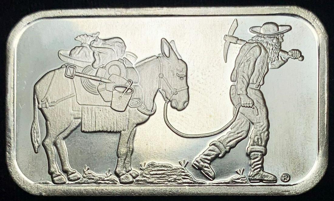 PROSPECTOR 1 OZ SILVER BAR: WINNER SHALL RECEIVE THE EXACT SILVER BAR SHOWN HERE