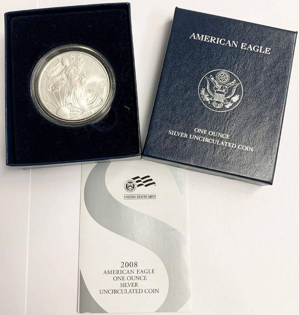 2008 W BURNISHED SILVER EAGLE (1 of 5)