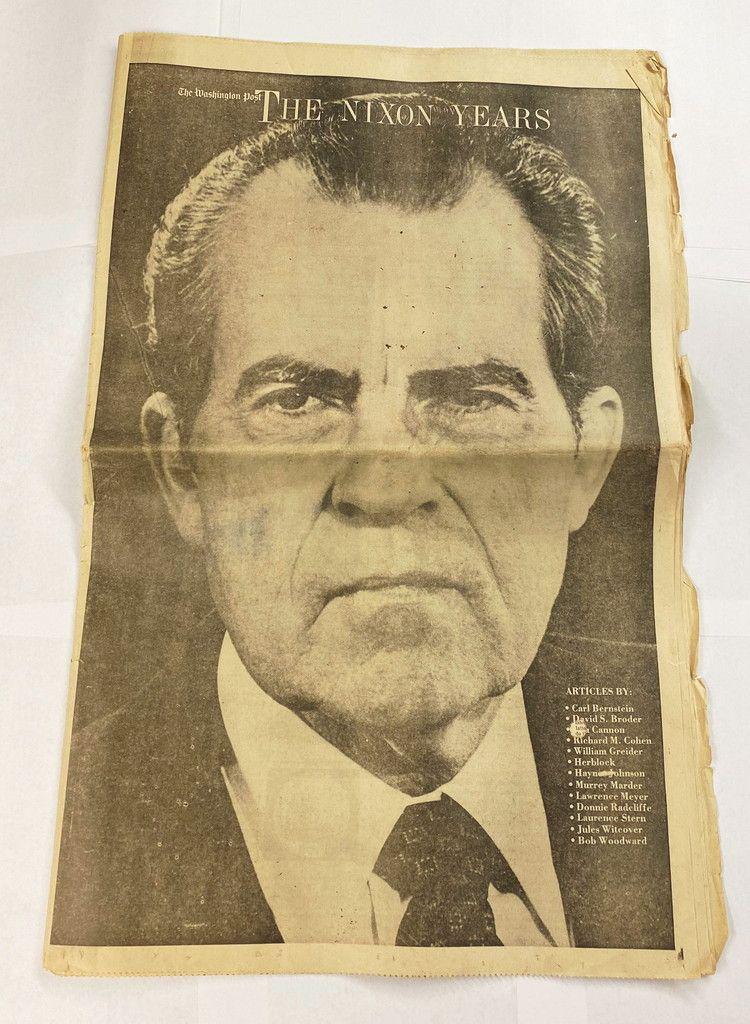 VINTAGE 1974 WASHINGTON POST "THE NIXON YEARS" (1 of 5)