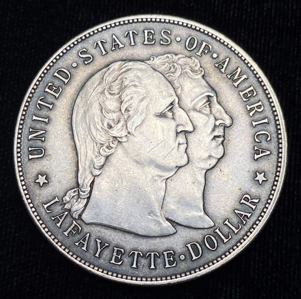 ORIGINAL 1900 LAFAYETTE COMMEMORATIVE DOLLAR AU58 (1 of 3)
