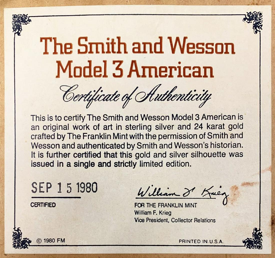 RARE SMITH AND WESSON 24K GOLD: WINNER SHALL RECEIVE THE EXACT ITEM SHOWN HERE