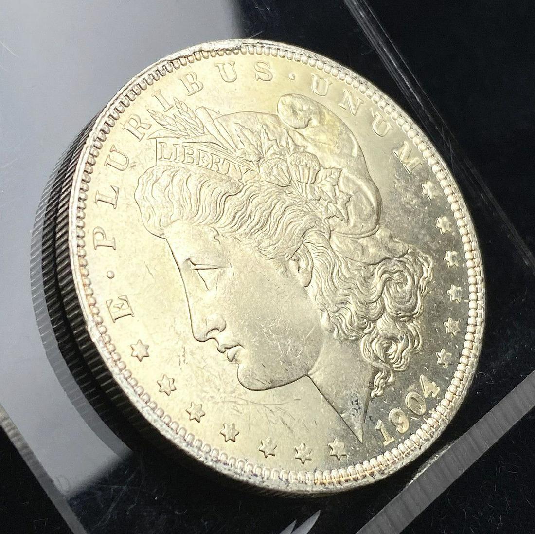 1904-O MORGAN DOLLAR MINT ERROR MS64 - MS66 (1 of 3)
