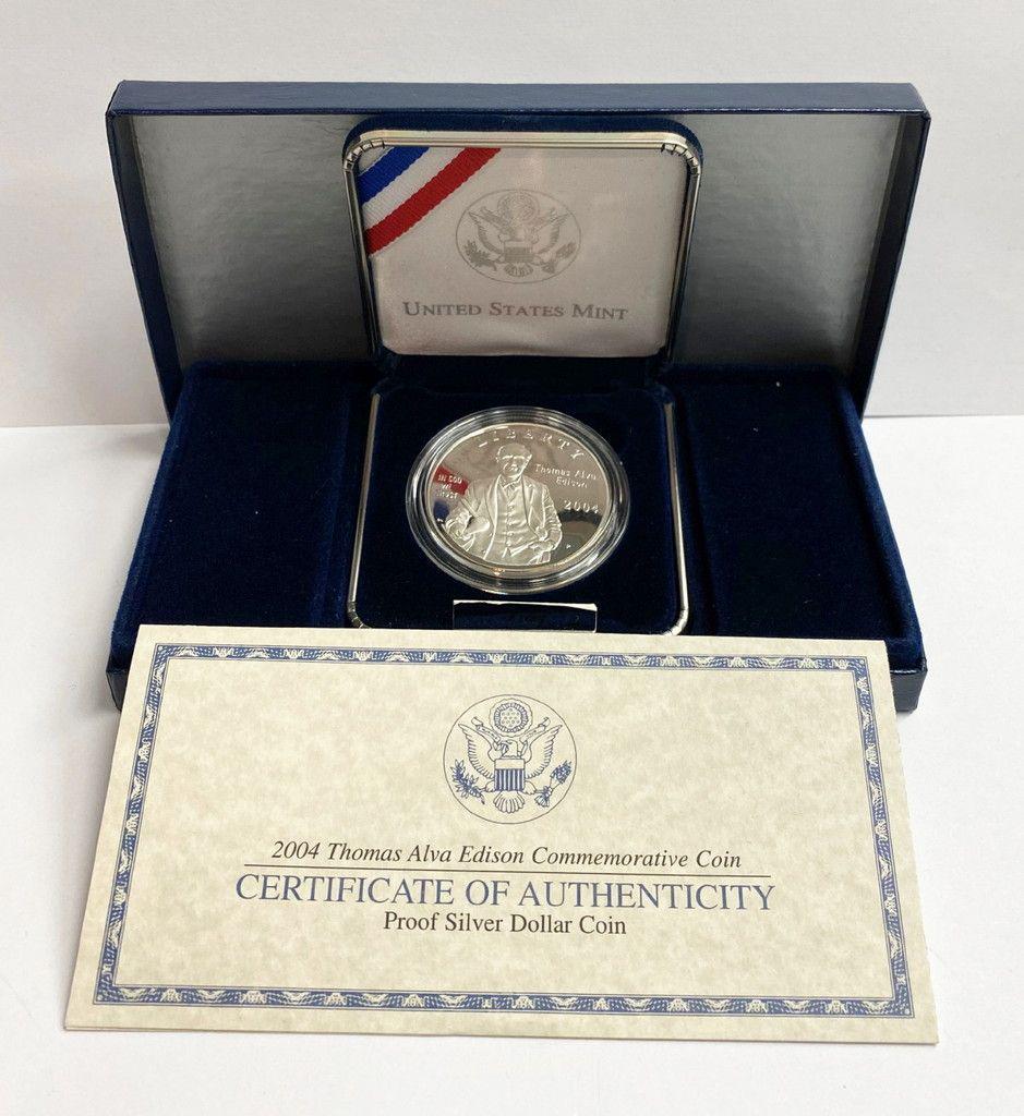 2004 UNITED STATES MINT THOMAS ALVA EDISON COIN (1 of 5)