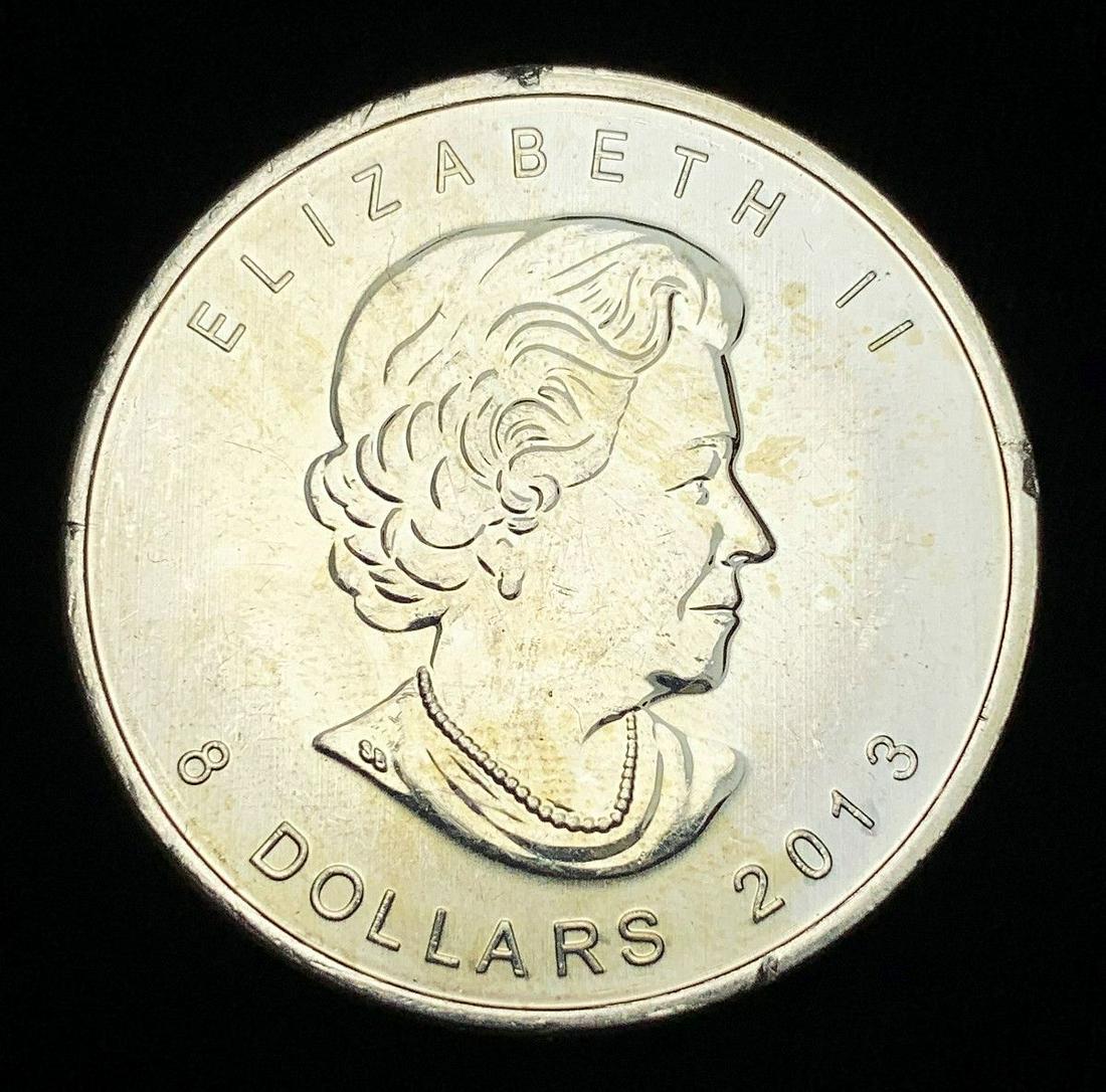2013 $8 CANADA POLAR BEAR 1.5 OZ .9999 FINE SILVER (1 of 2)