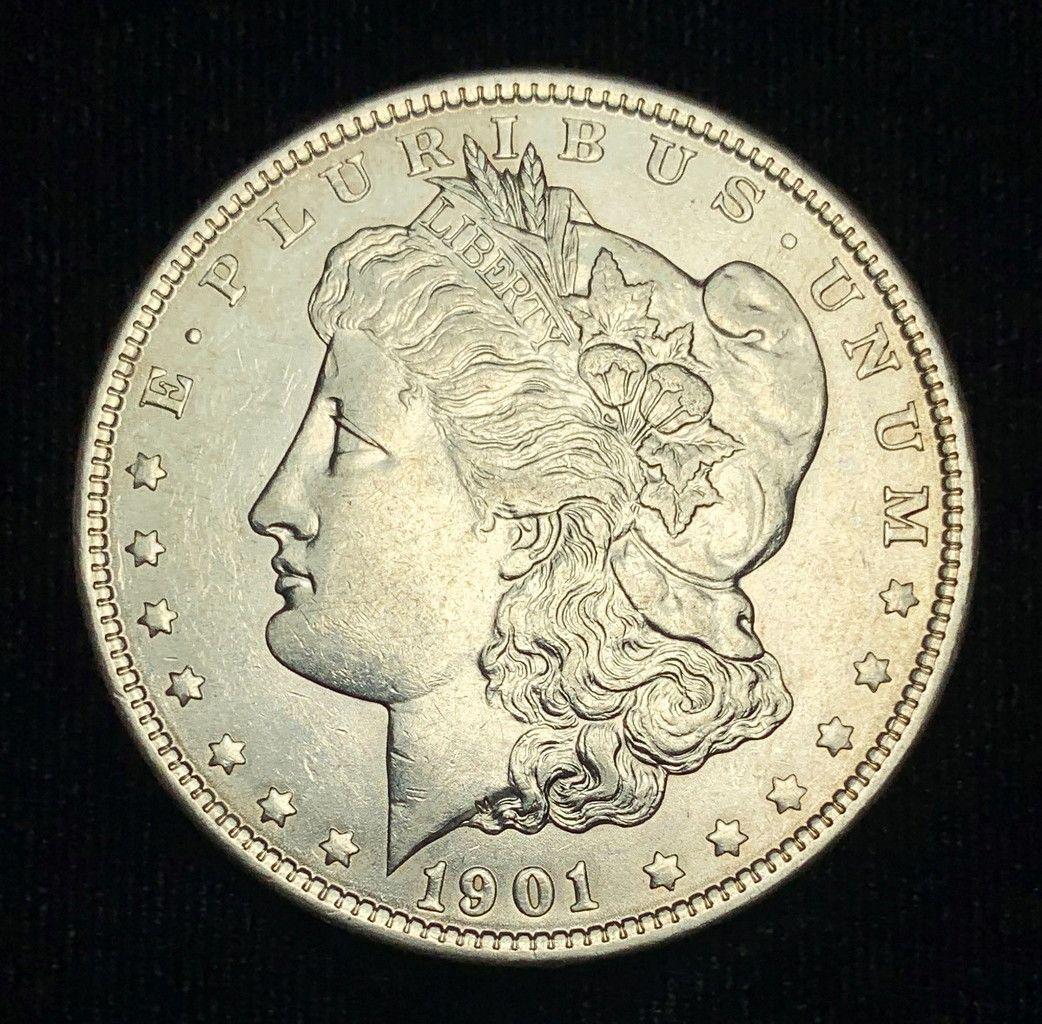 1901-P MORGAN SILVER DOLLAR MS62 (1 of 2)