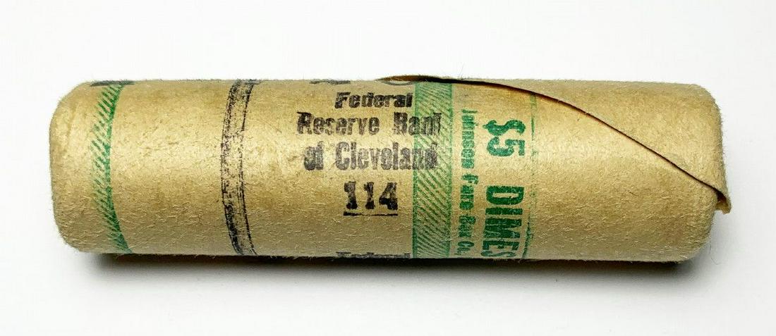 BU ROLL (50) COINS MINT 1954-D 90% SILVER DIMES: WINNER SHALL RECEIVE THE EXACT (50) COINS SHOWN HERE