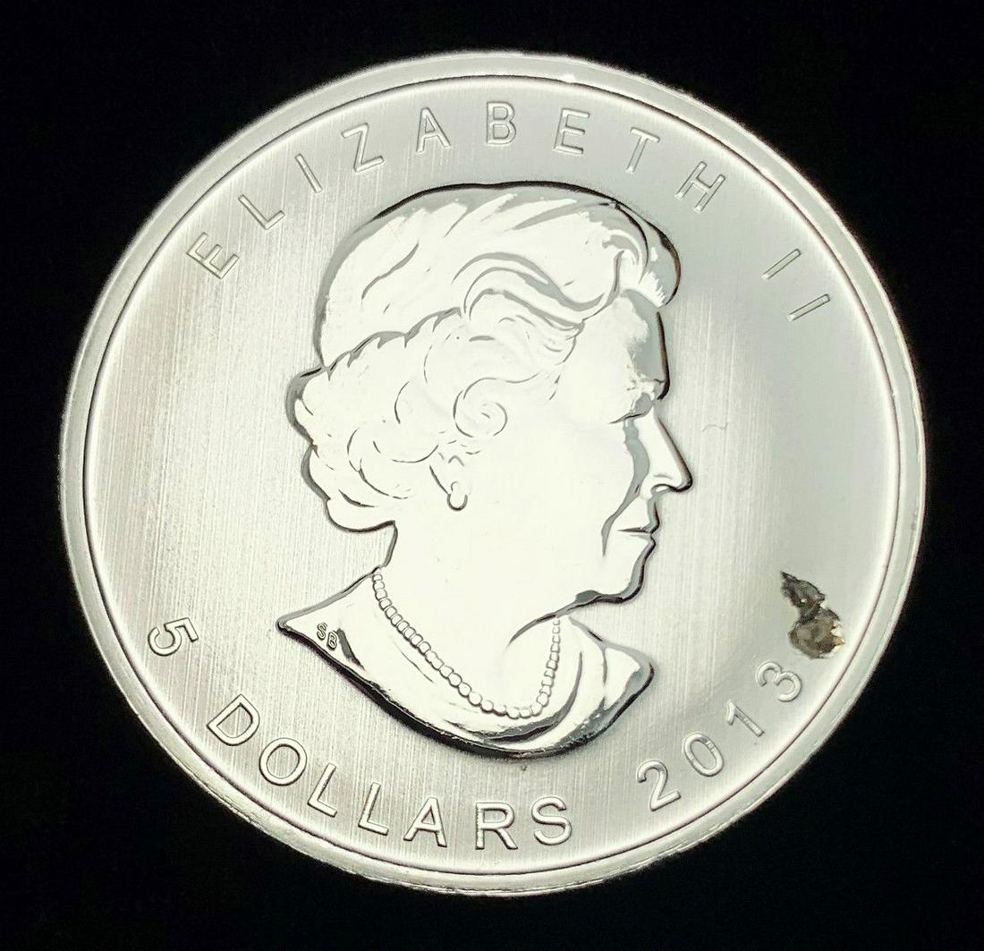 RARE MINT ERROR 1 OZ CANADIAN SILVER ANTELOPE (1 of 4)