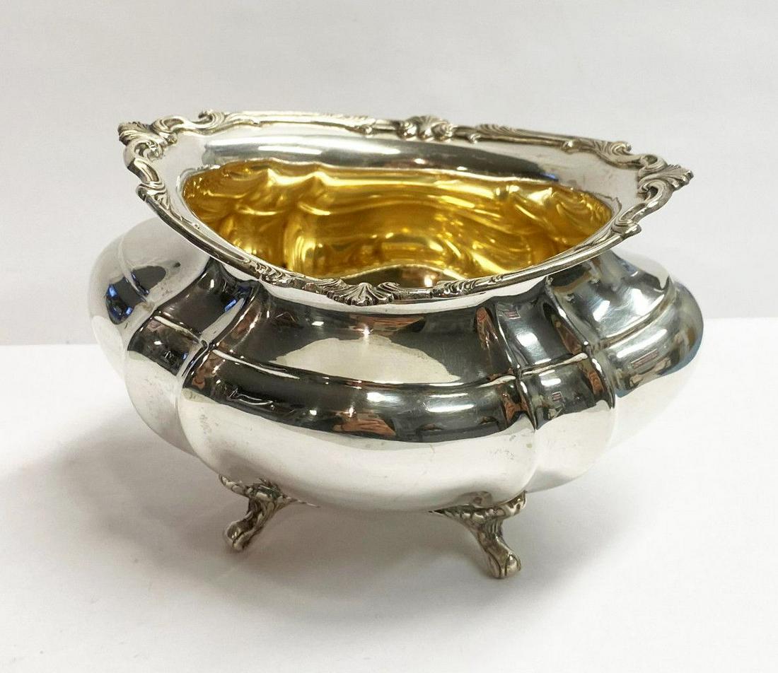 HAMPTON COURT STERLING SILVER WASTE BOWL 281.4 GRAMS (1 of 6)