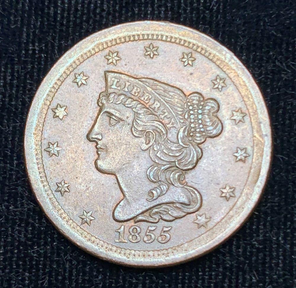 1855 HALF CENT MS63 (1 of 2)