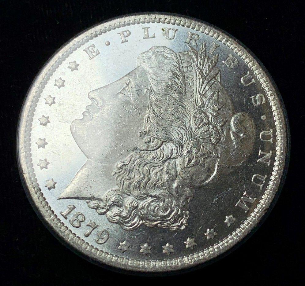 1879-O PROOF-LIKE MORGAN SILVER DOLLAR MS64: WINNER SHALL RECEIVE THE EXACT COIN SHOWN HERE