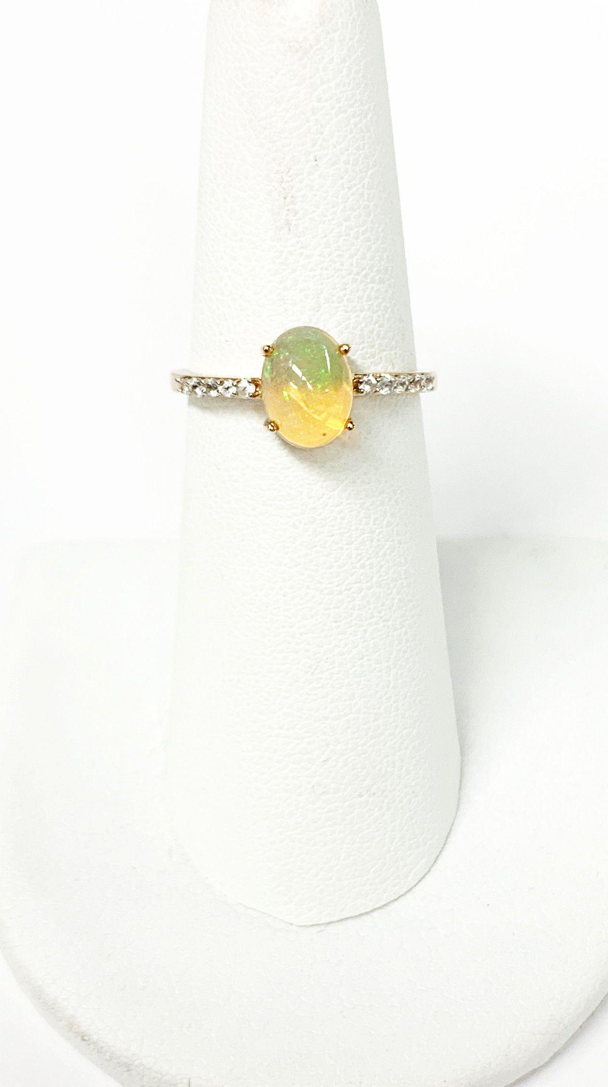 ANNUEL JEWELRY BLOWOUT 10K GOLD RARE TRANSLUCENT OPAL (1 of 10)