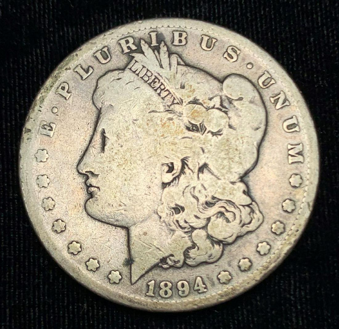 1894-S VG MORGAN SILVER DOLLAR BETTER DATE (1 of 2)