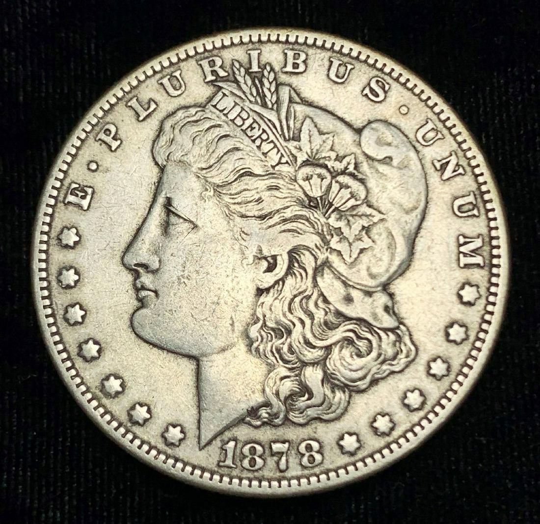 1878 7 TAILFEATHER VG MORGAN SILVER DOLLAR BETTER DATE (1 of 2)