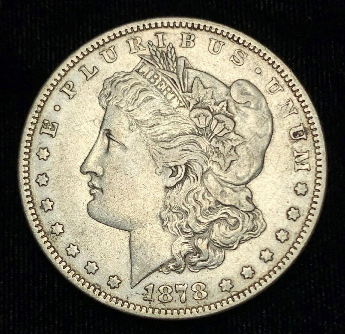 1878 7 TAILFEATHER XF MORGAN SILVER DOLLAR BETTER DATE (1 of 2)