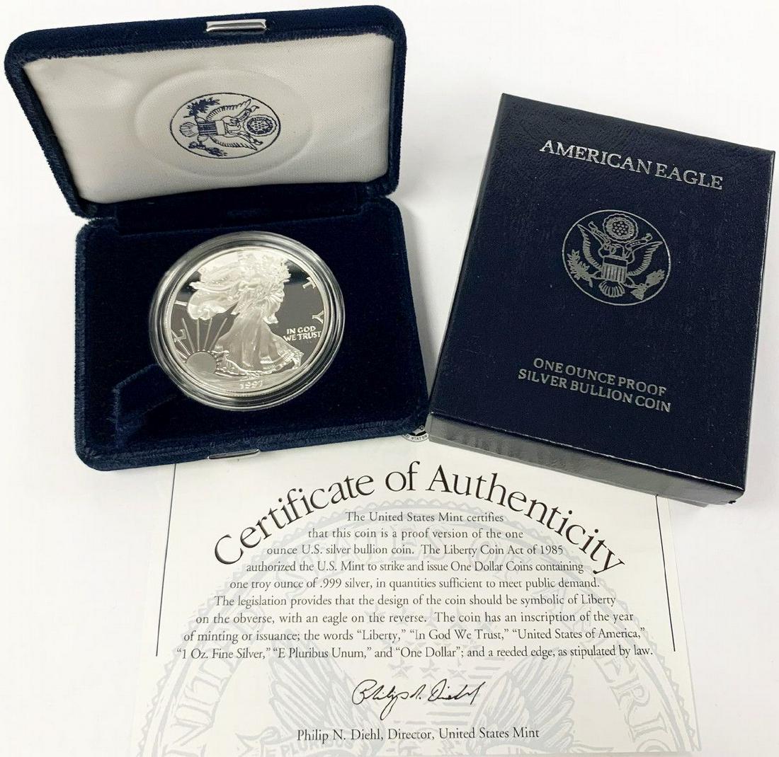 BETTER YEAR PROOF AMERICAN SILVER EAGLE 1997 (1 of 5)