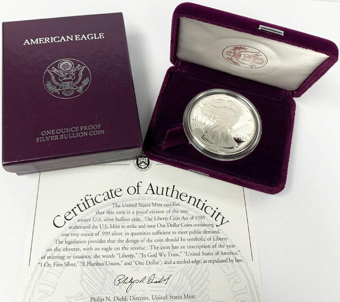 BETTER YEAR PROOF AMERICAN SILVER EAGLE 1995 (1 of 6)