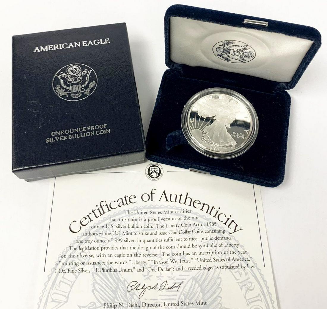 BETTER YEAR PROOF AMERICAN SILVER EAGLE 1996 (1 of 5)