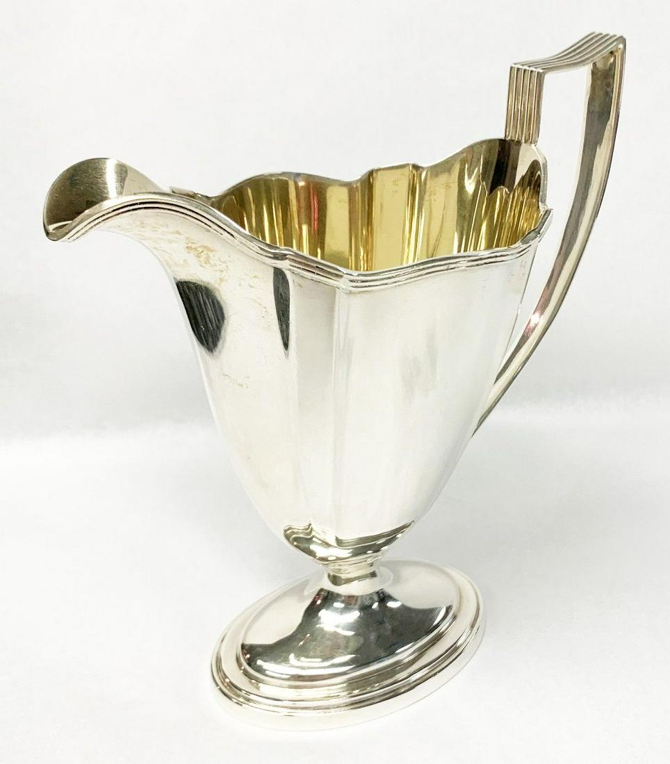 GRANDMA'S SILVER GORHAM CREAM PITCHER 216 GRAMS (1 of 12)