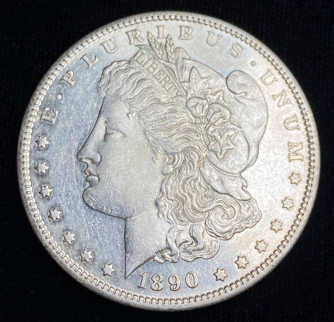 1890-S MORGAN SILVER DOLLAR MS63 PL (1 of 6)