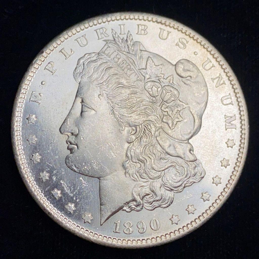1890-S MORGAN SILVER DOLLAR MS64 (1 of 5)