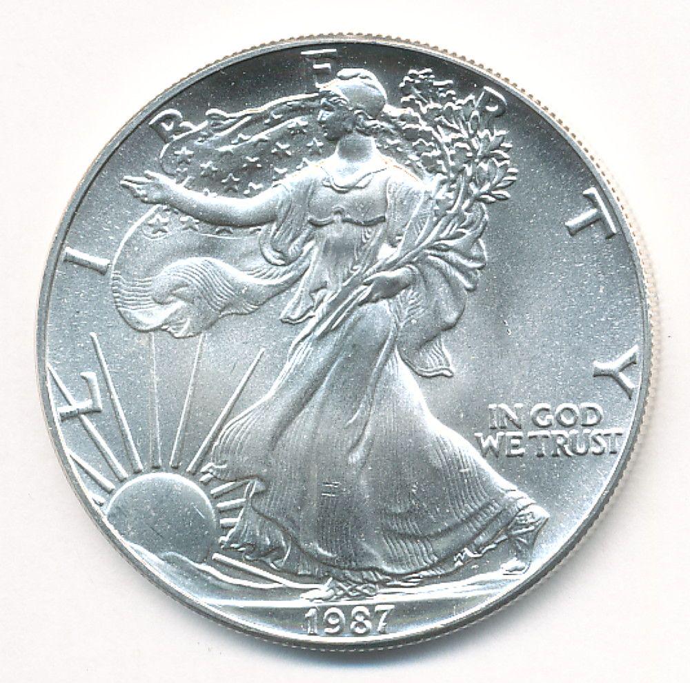 1987 AMERICAN SILVER EAGLE MS69 (1 of 2)