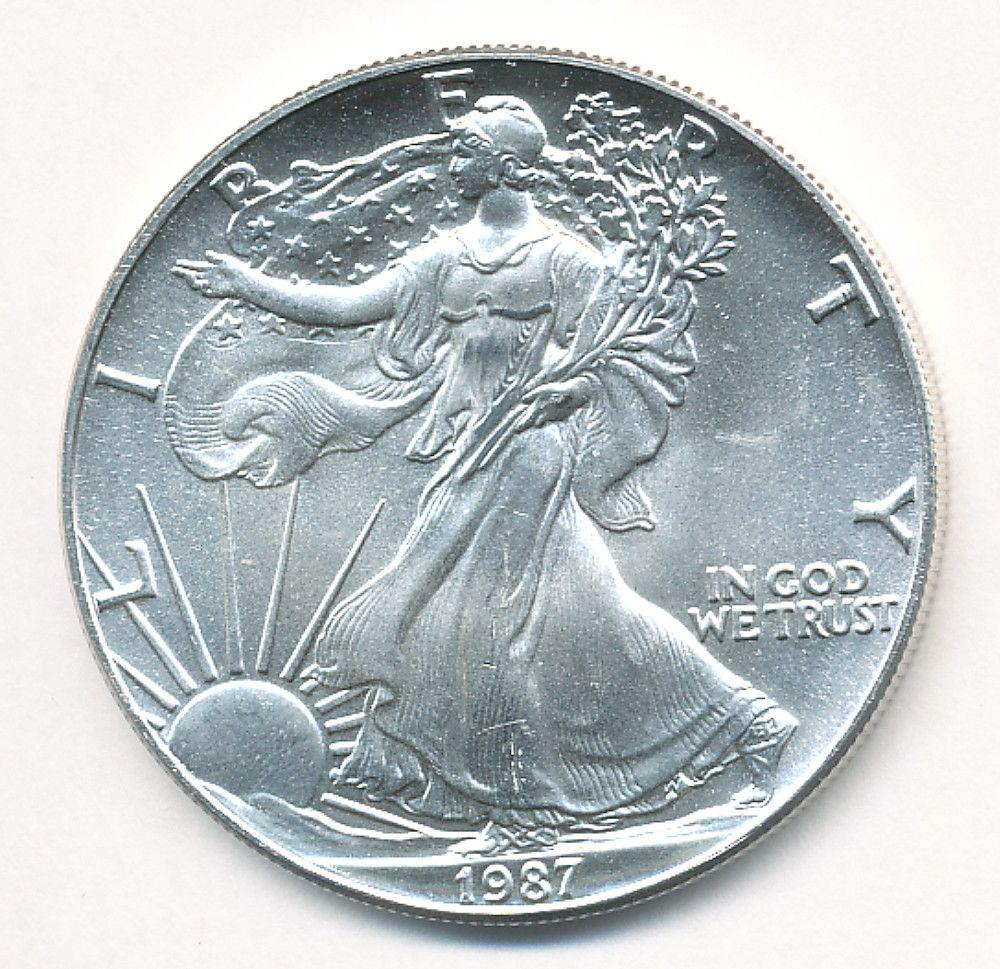 1987 AMERICAN SILVER EAGLE MS69 (1 of 2)