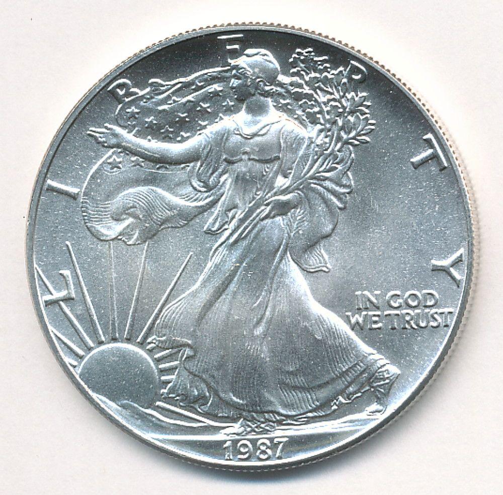 1987 AMERICAN SILVER EAGLE MS69 (1 of 2)