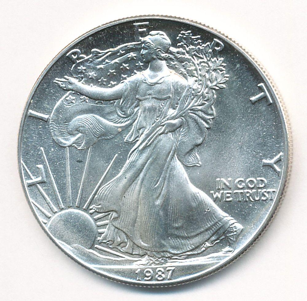 1987 AMERICAN SILVER EAGLE MS69 (1 of 2)