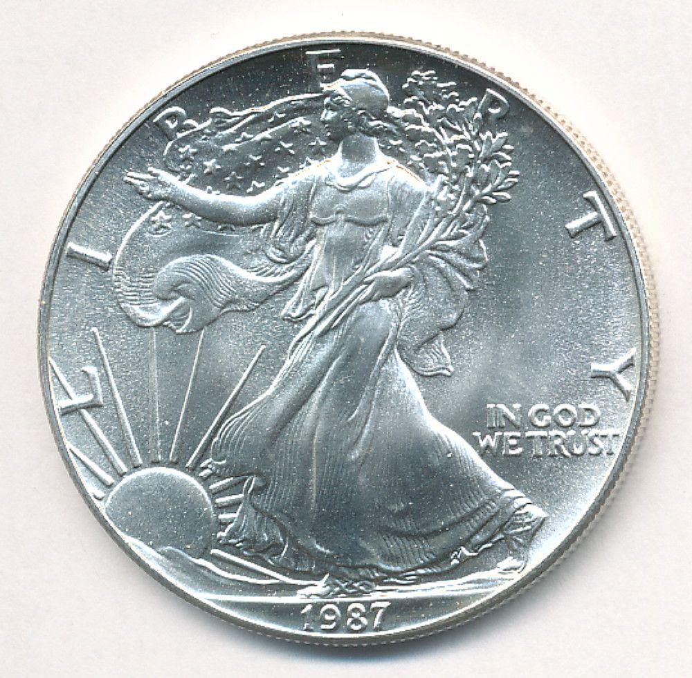 1987 AMERICAN SILVER EAGLE MS69 (1 of 2)