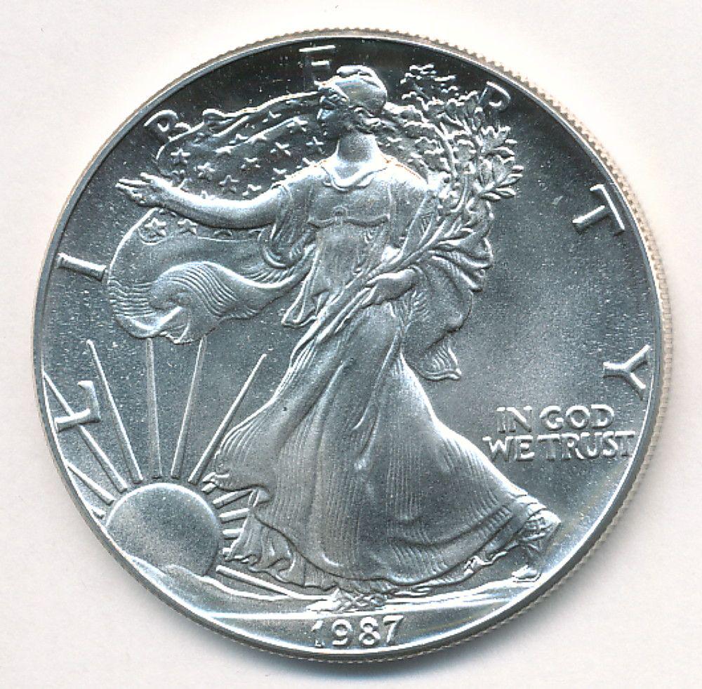 1987 AMERICAN SILVER EAGLE MS69 (1 of 2)