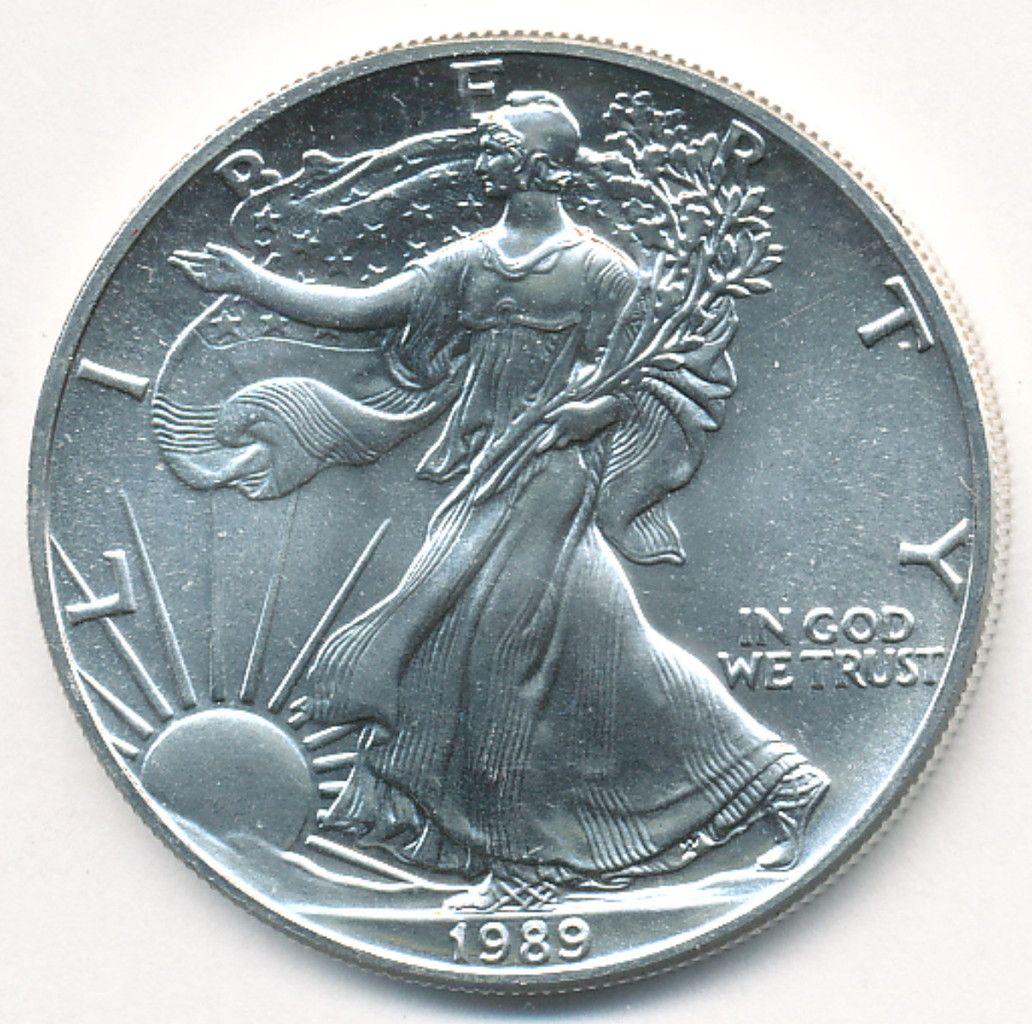 1989 AMERICAN SILVER EAGLE MS69 (1 of 2)