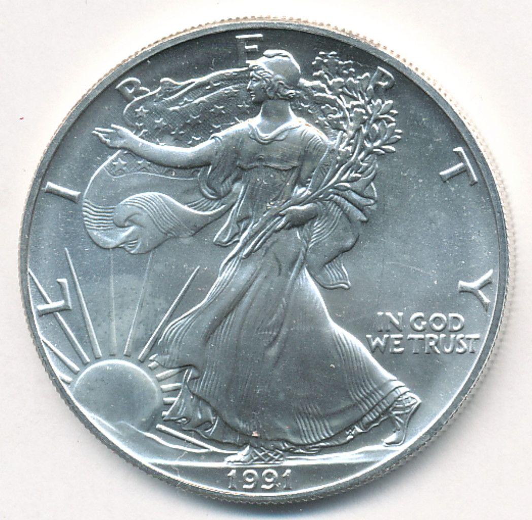 1991 AMERICAN SILVER EAGLE MS69 (1 of 2)